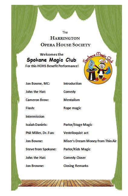 Spokane Magic Club Program