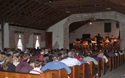 Audience at Harrington Band Concert