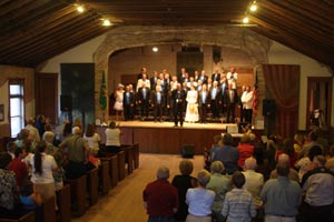 Pages of Harmony on Harrington Opera House Stage