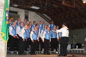 Pages of Harmony on Harrington Opera House Stage